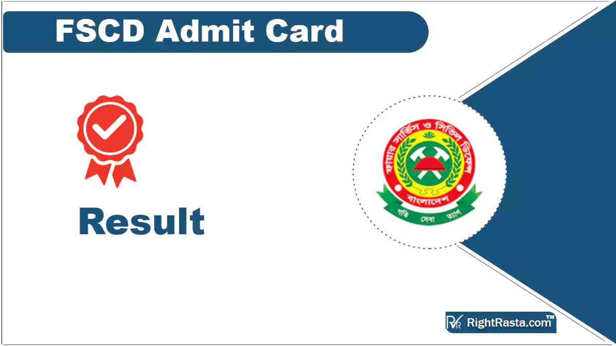FSCD Admit Card