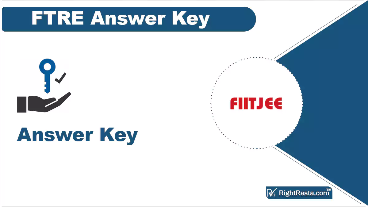 FTRE Answer Key