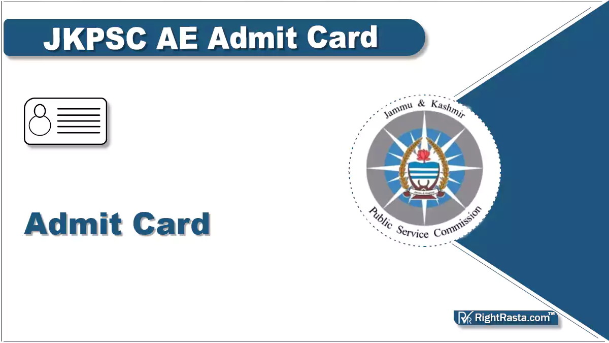 JKPSC AE Admit Card