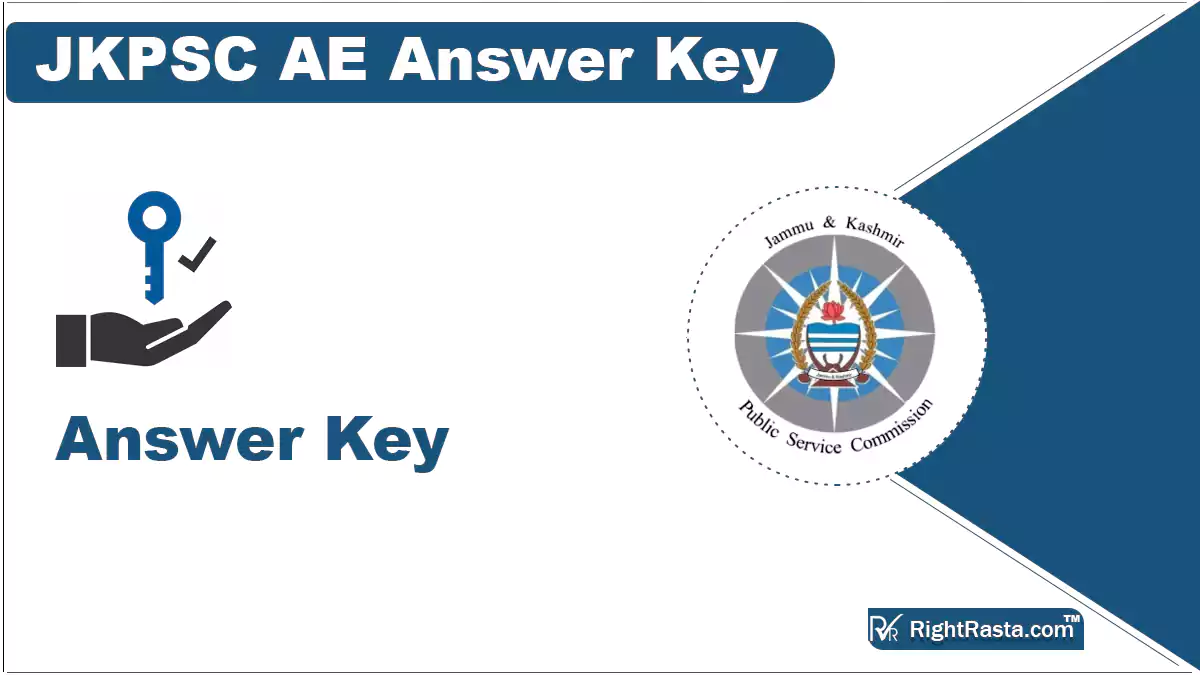 JKPSC AE Answer Key