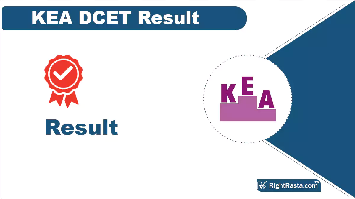KEA DCET Result