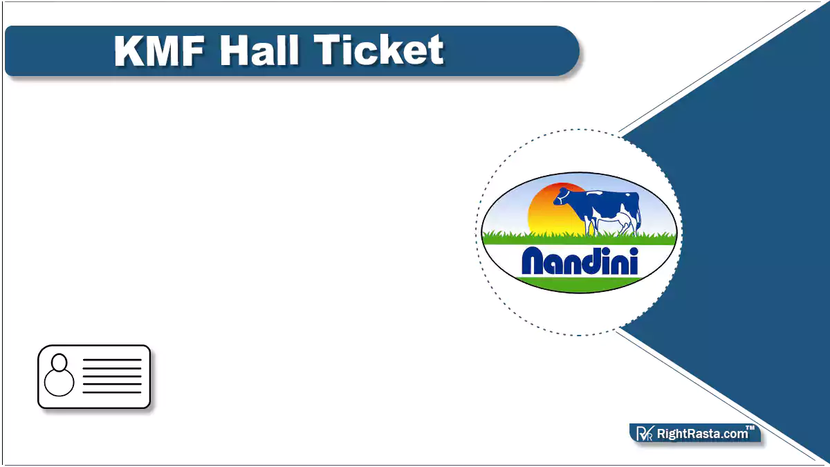 KMF Hall Ticket