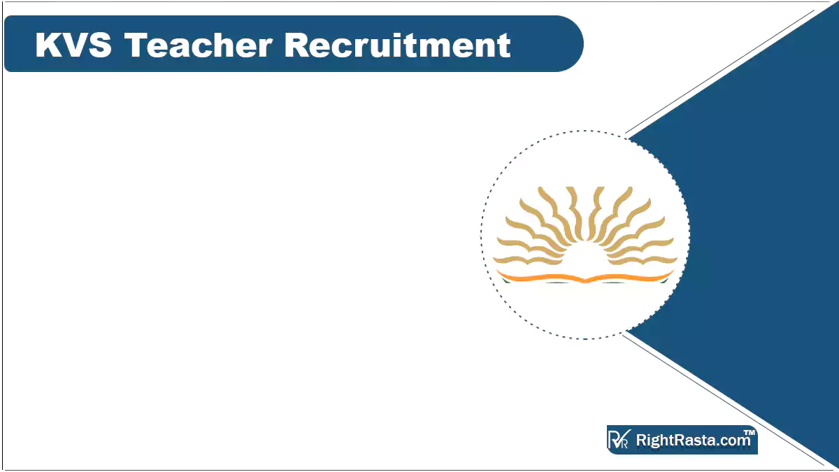 KVS Teacher Recruitment