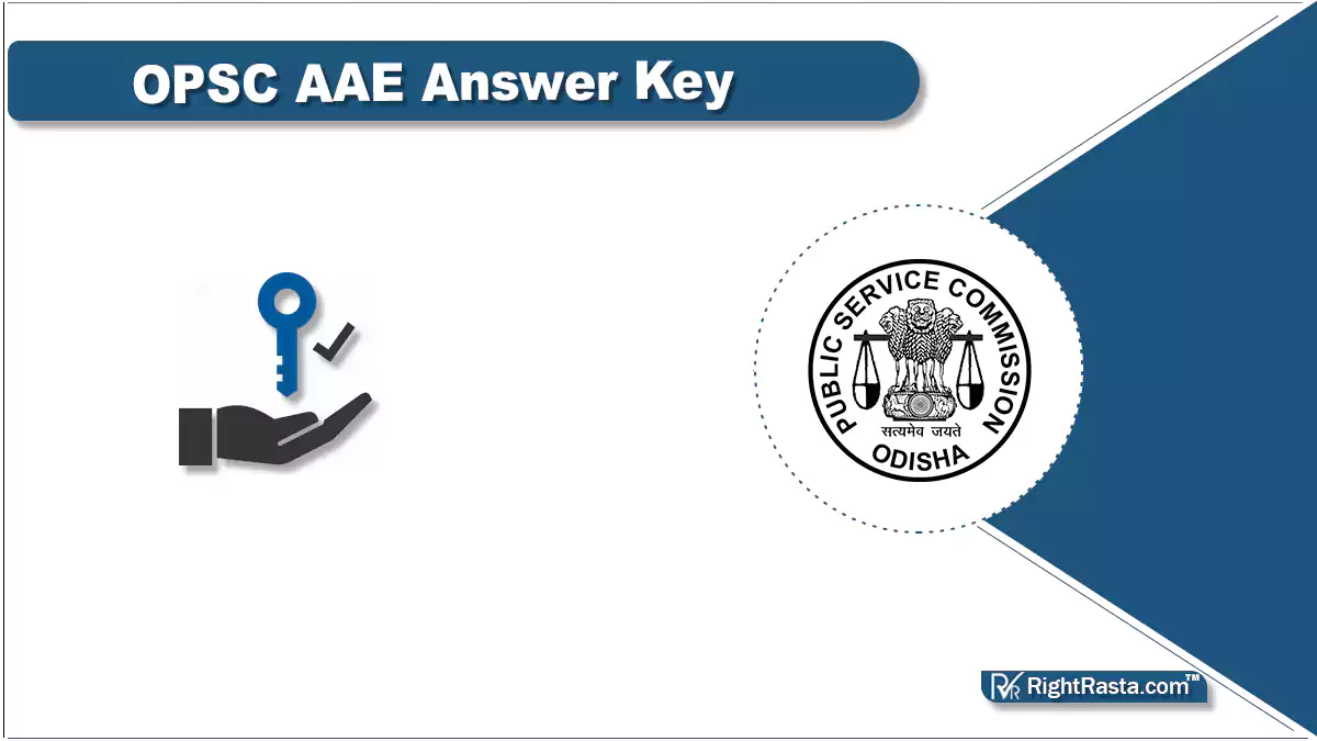OPSC AAE Answer Key