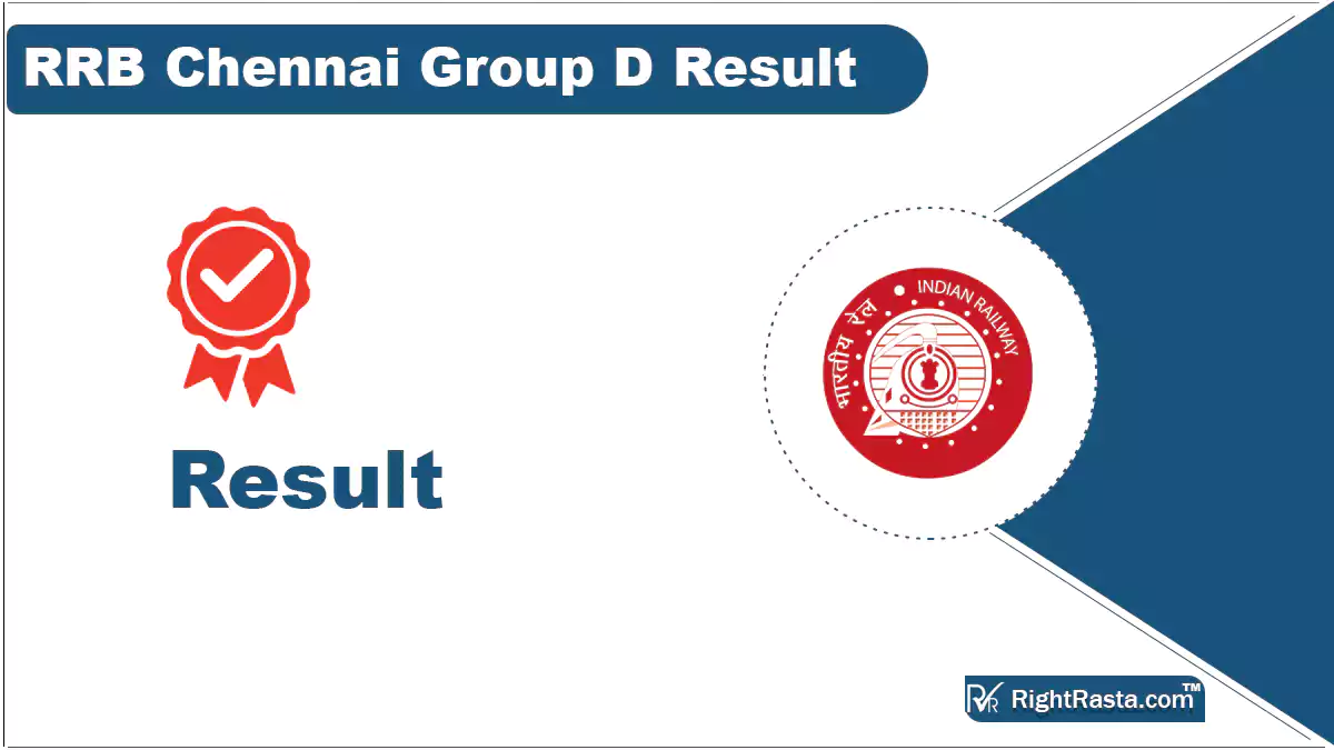 RRB Chennai Group D Result