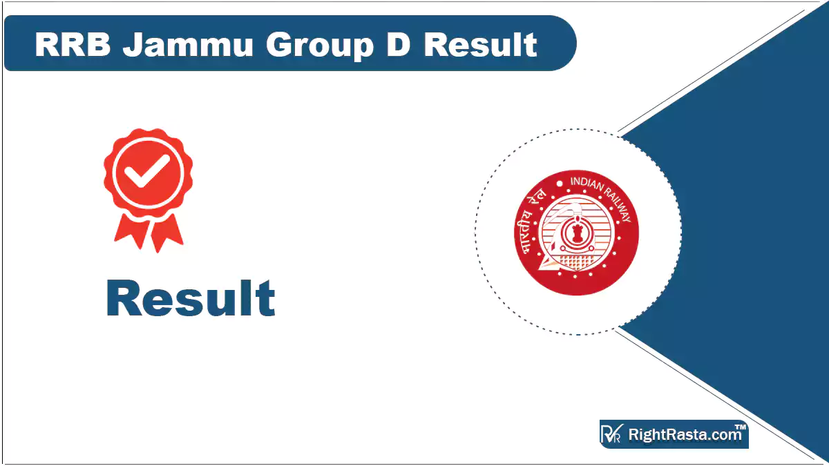 RRB Jammu Group D Result