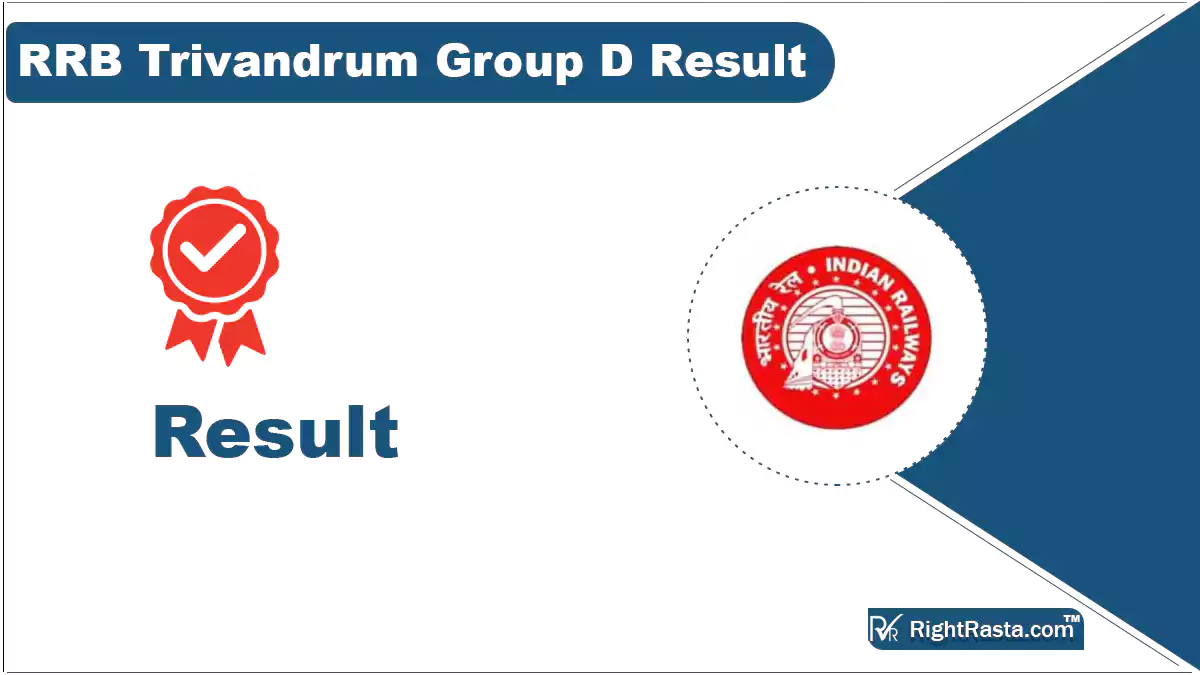 RRB Trivandrum Group D Result