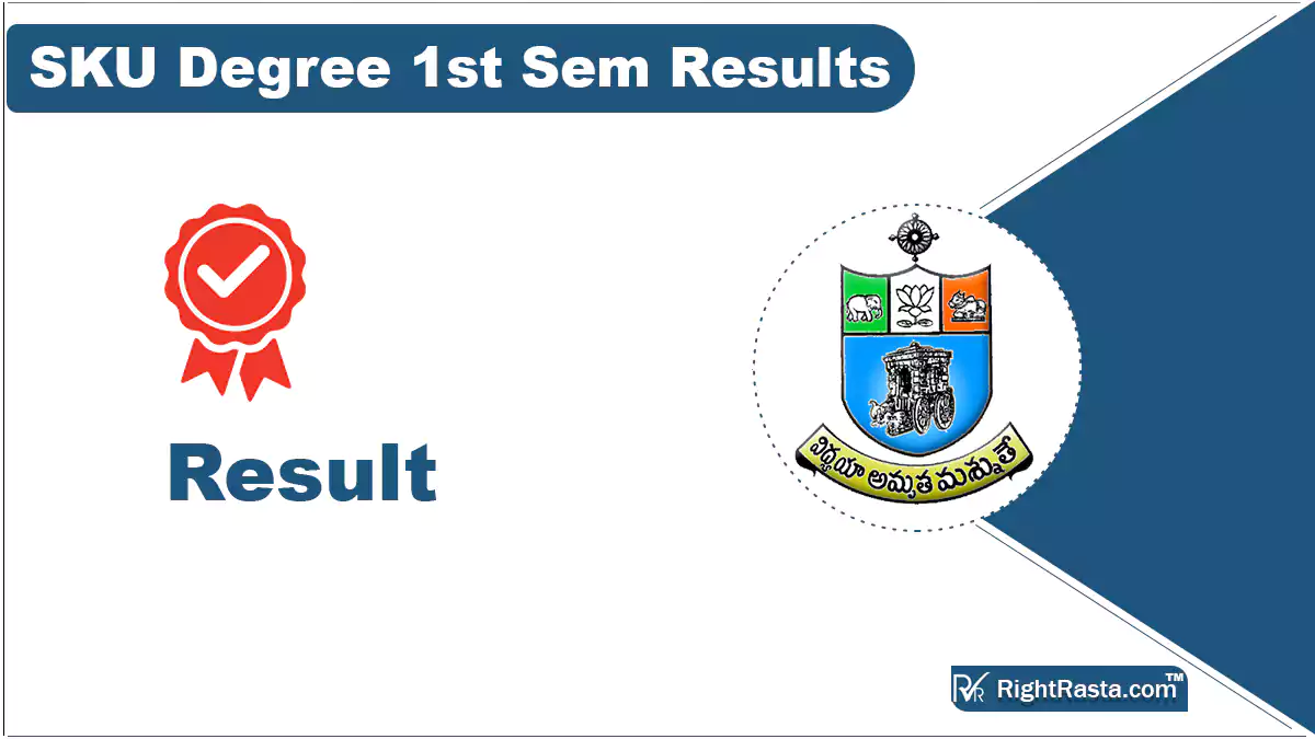 SKU Degree 1st Sem Results