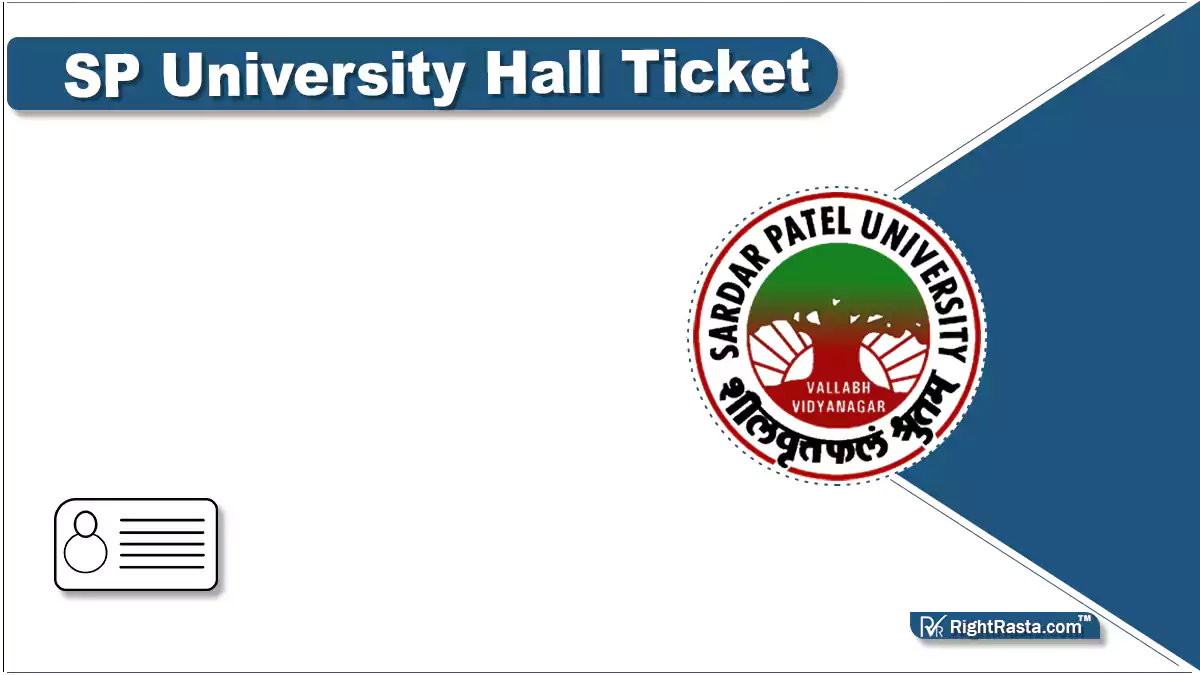 SP University Hall Ticket