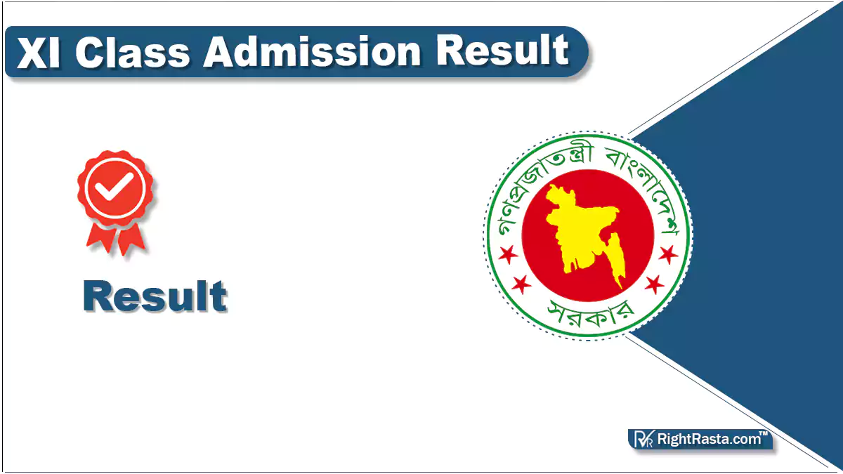 XI Class Admission Result