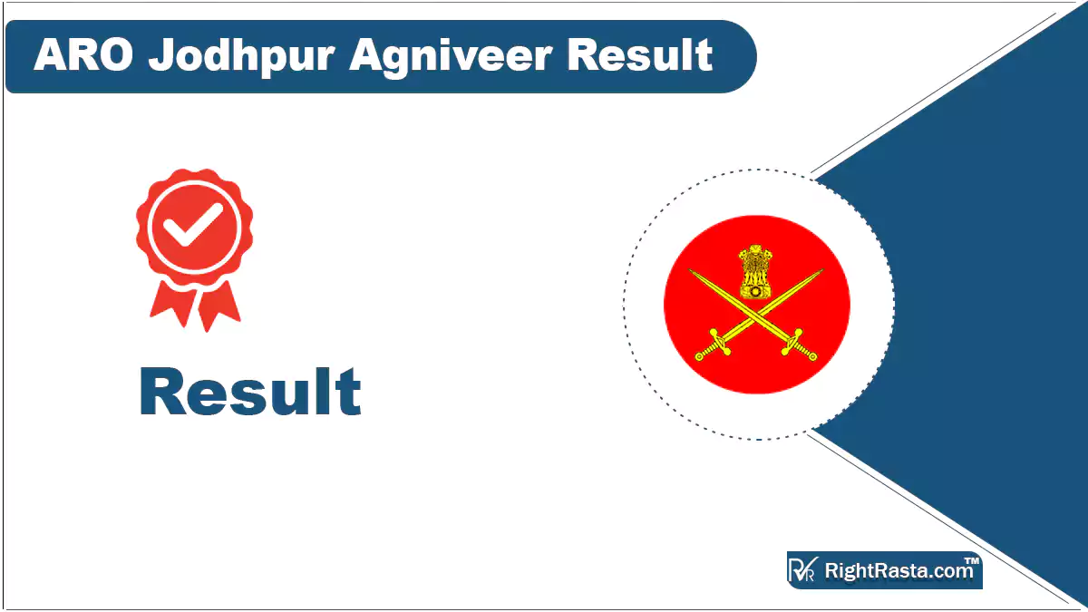 ARO Jodhpur Agniveer Result