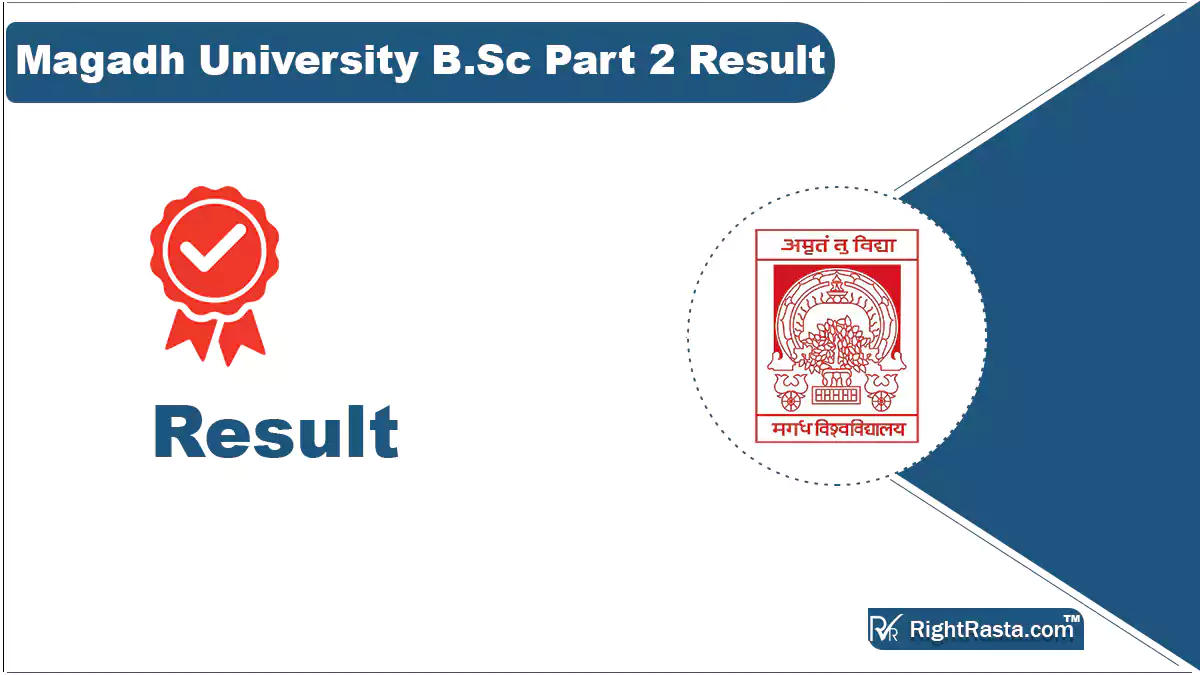 Magadh University B.Sc Part 2 Result