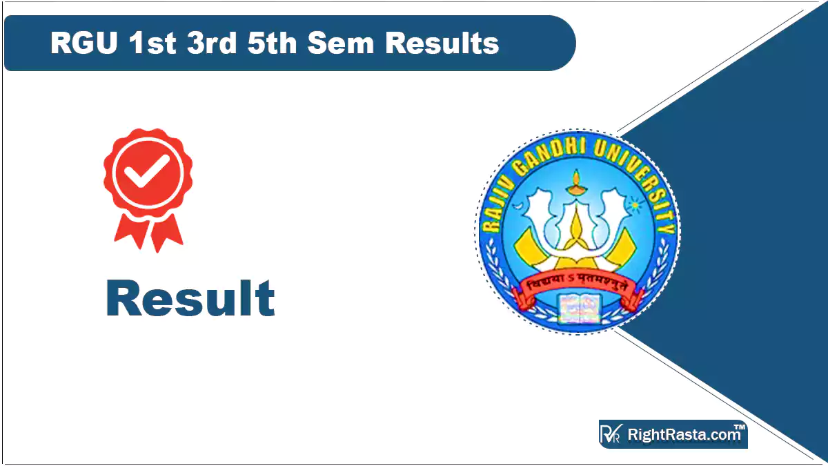 RGU 1st 3rd 5th Sem Results