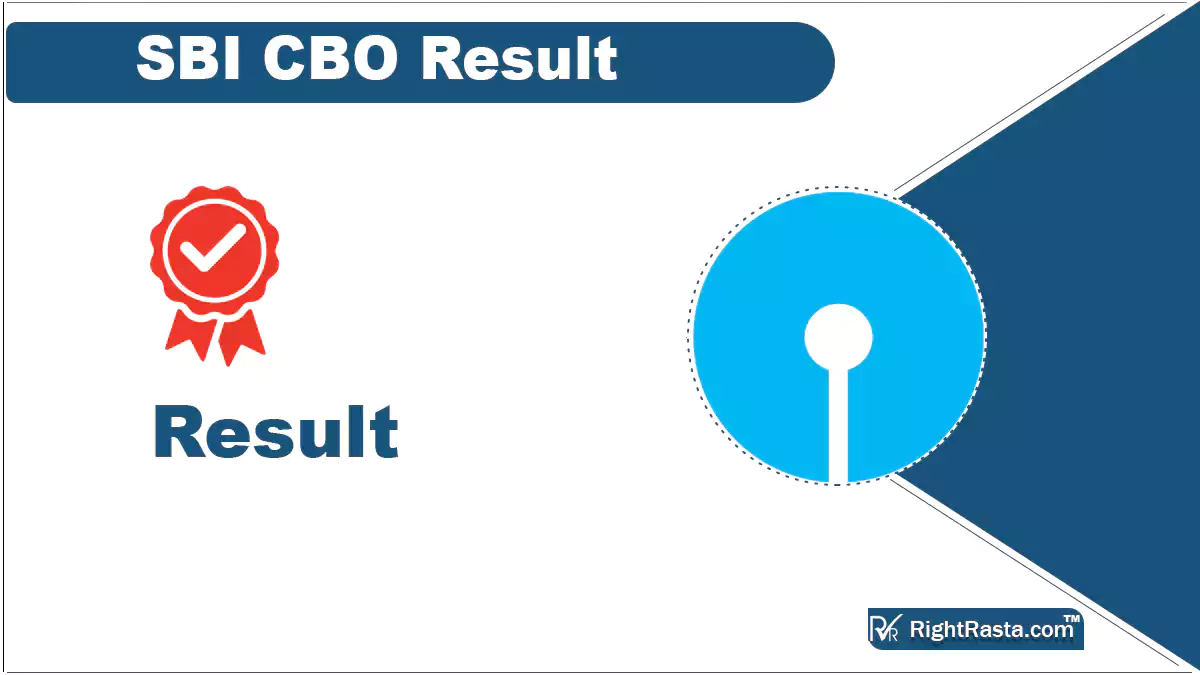 SBI CBO Result