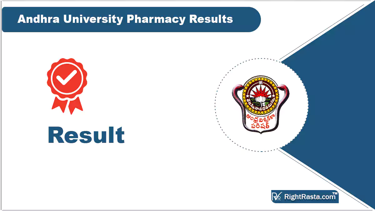 Andhra University Pharmacy Results