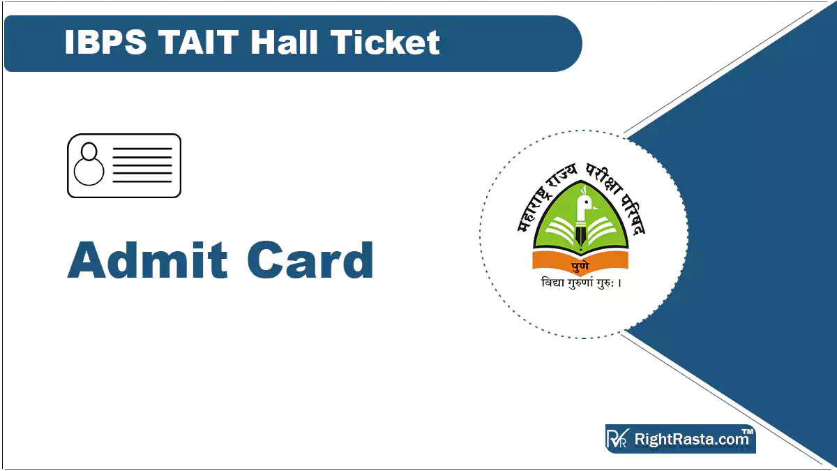 IBPS TAIT Hall Ticket
