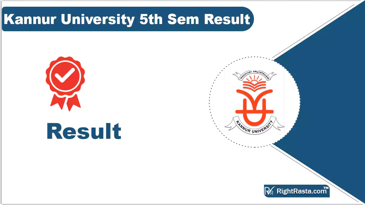 Kannur University 5th Sem Result
