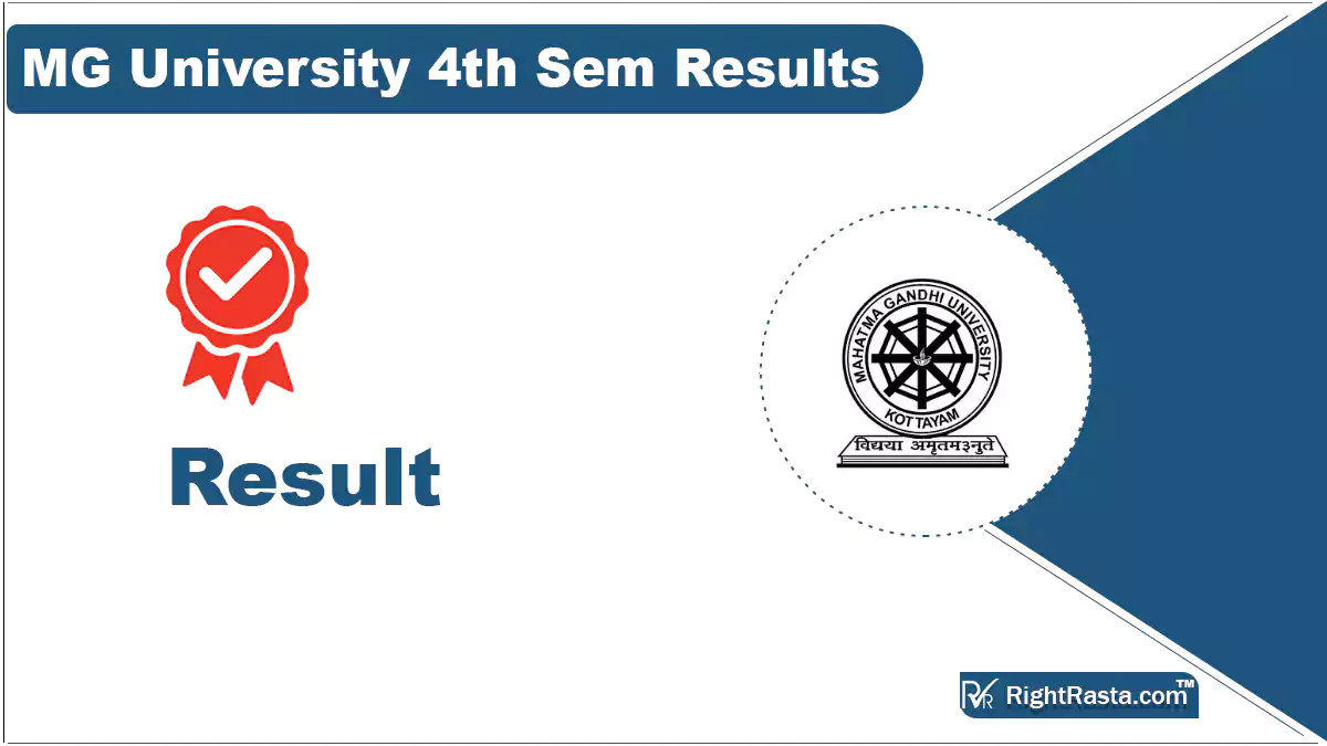 MG University 4th Sem Results