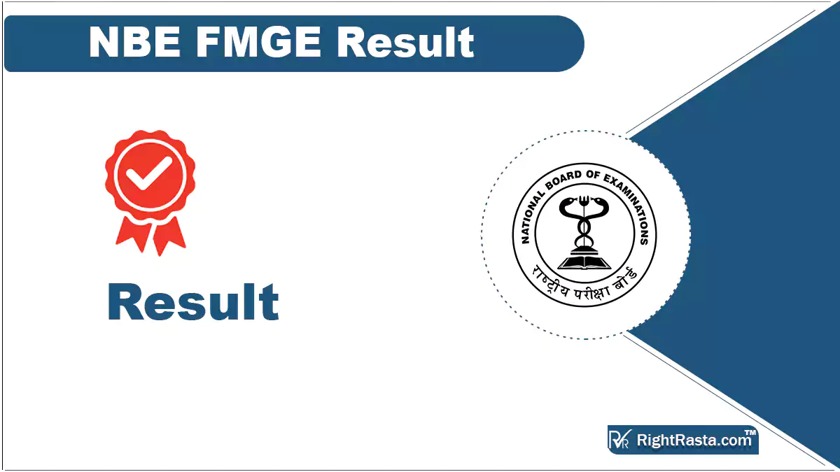 NBE FMGE Result
