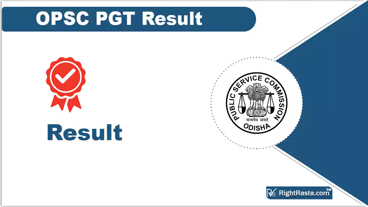 OPSC PGT Result