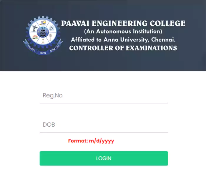 Paavai Result