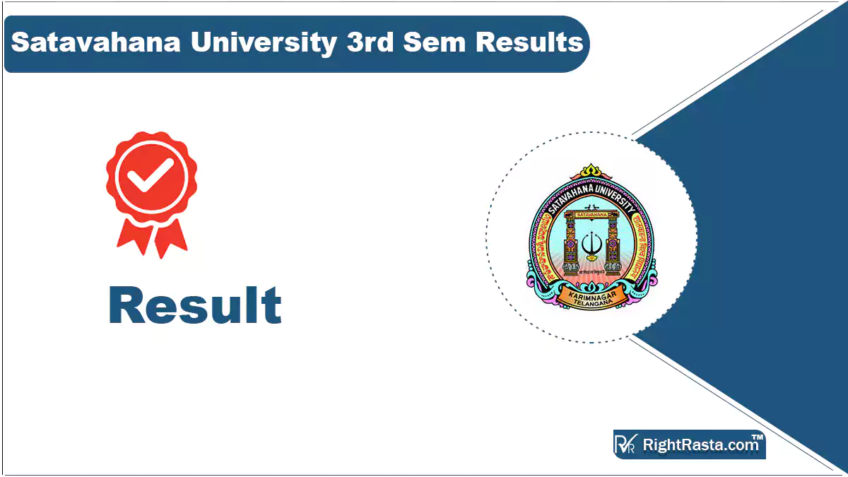 Satavahana University 3rd Sem Results