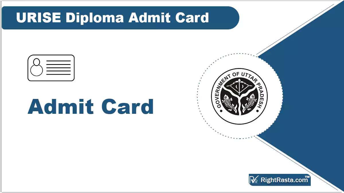 URISE Diploma Admit Card