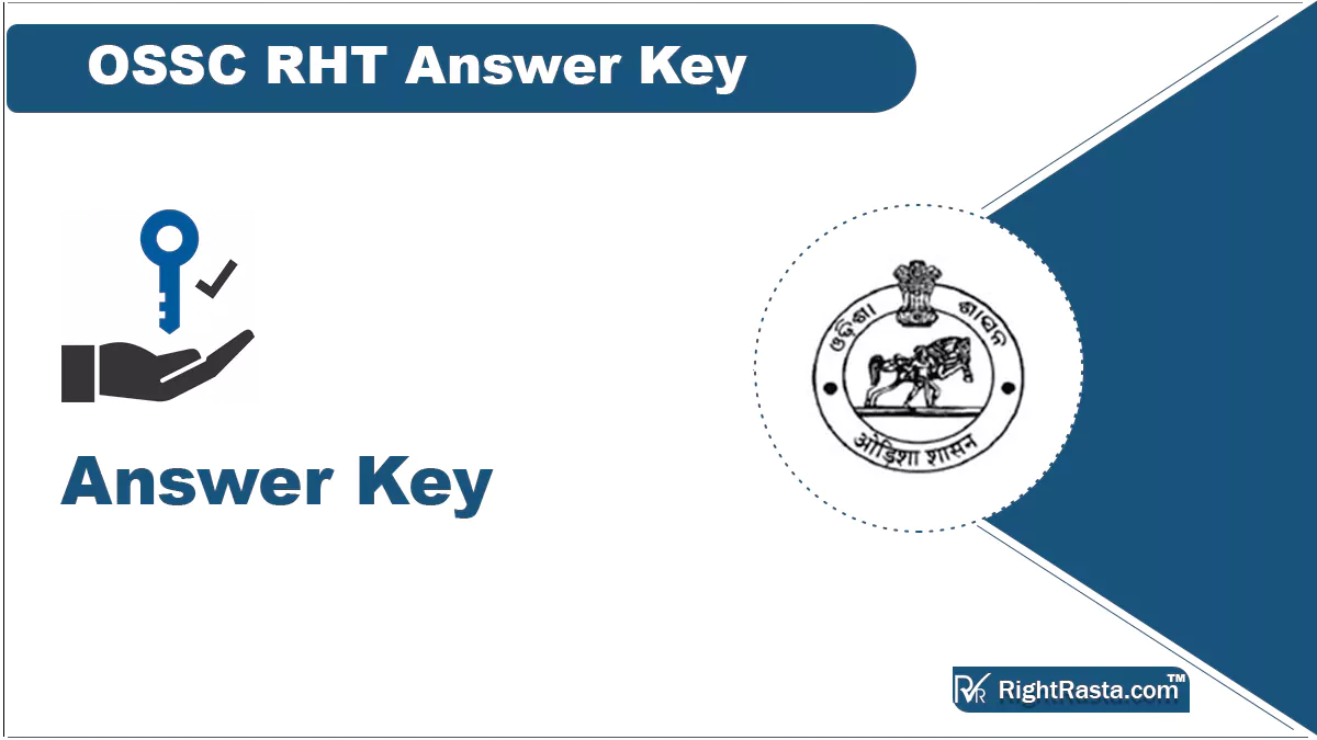 OSSC RHT Answer Key