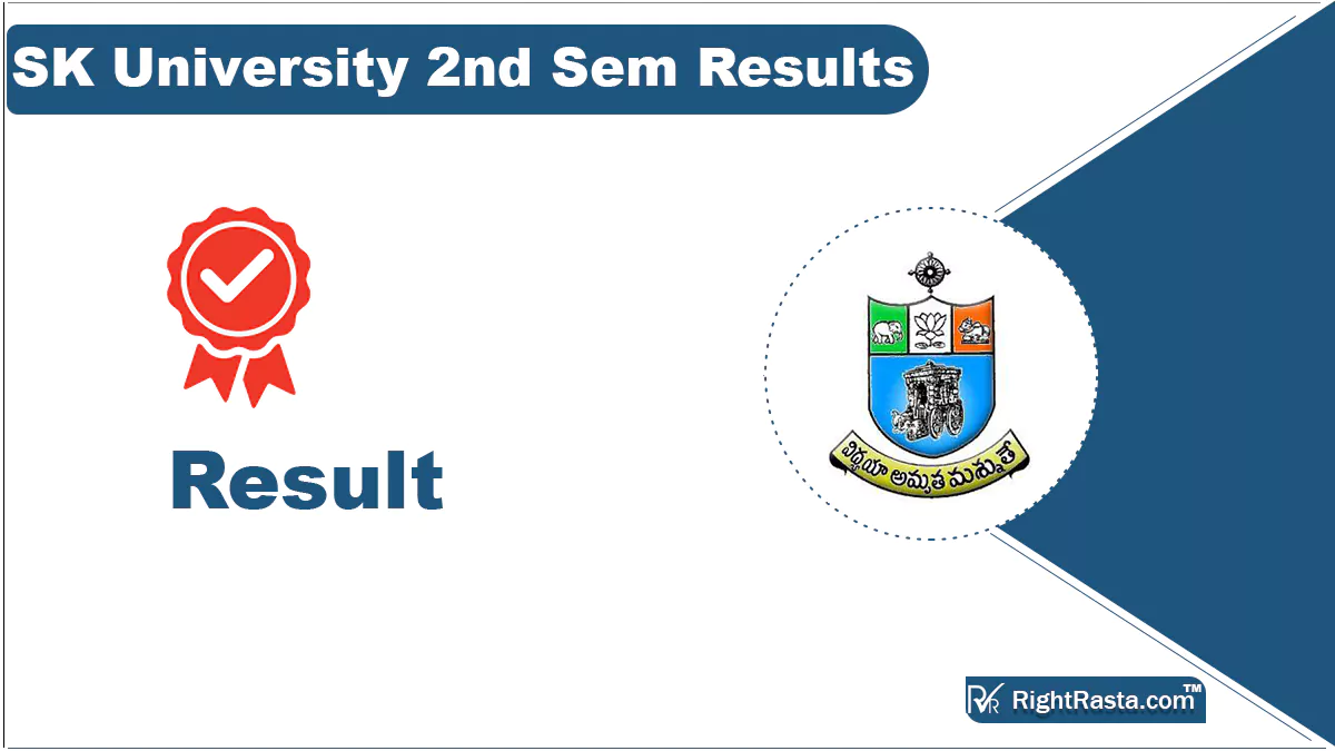 SK University 2nd Sem Results