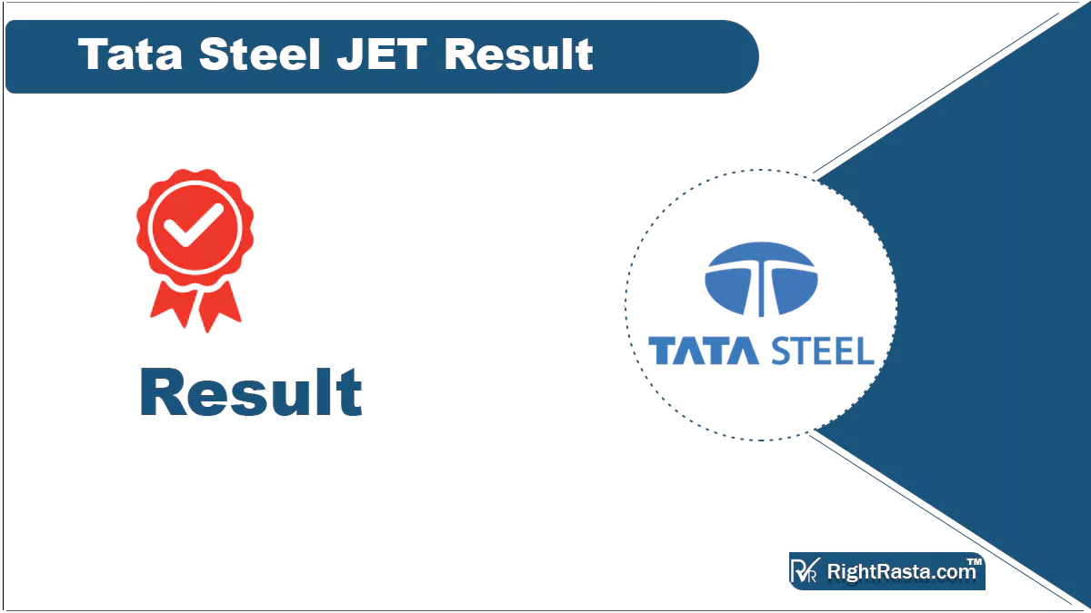 Tata Steel JET Result