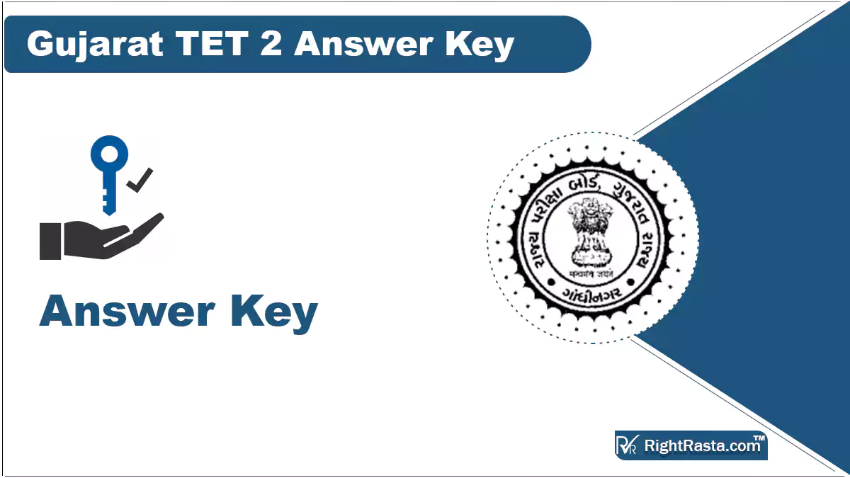 Gujarat TET 2 Answer Key