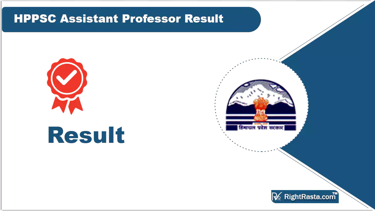 HPPSC Assistant Professor Result