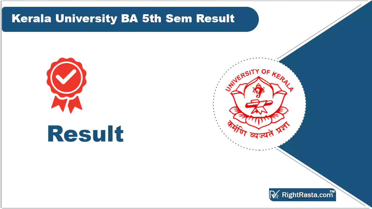 Kerala University BA 5th Sem Result