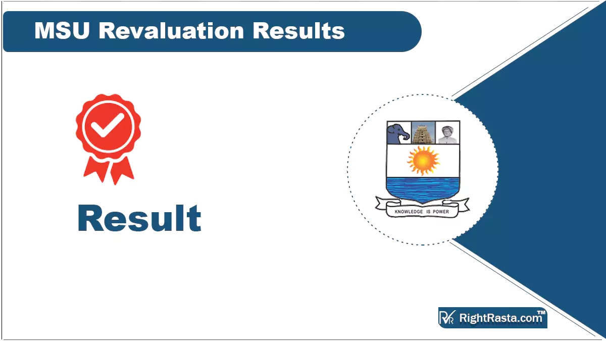 MSU Revaluation Results