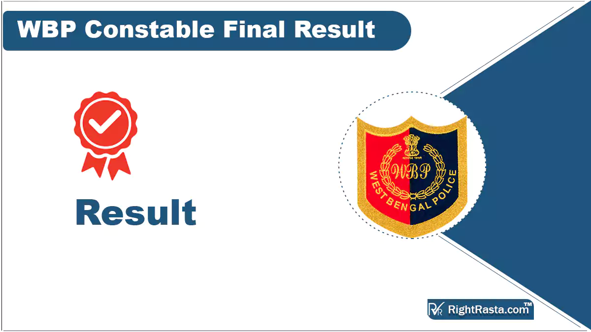 WBP Constable Final Result