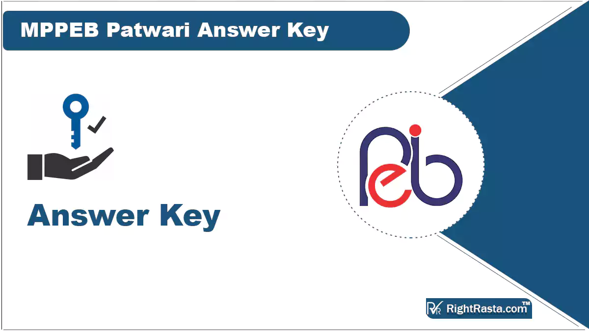 MPPEB Patwari Answer Key
